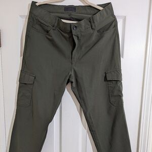 Nomad slim fit stretch dark green 34 x 32 cargo pants